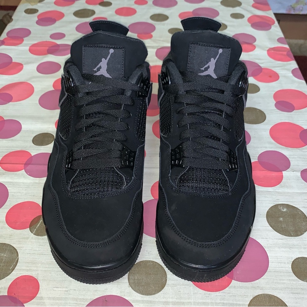 Nike Air Jordan 4 IV Retro Black Cat 2020 CU1110 010 Graphite Men's Sz 12 Shoes